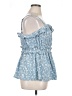 Torrid Blue Sleeveless Blouse Size 1X Plus (1) - photo 4