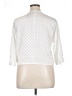 Bossini 100% Polyester White 3/4 Sleeve Blouse Size L - photo 2