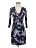 Boden Print Blue Casual Dress Size 4 - photo 1