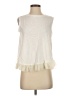 Everleigh 100% Cotton Ivory Sleeveless Top Size XS - photo 1