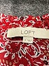 Ann Taylor LOFT 100% Polyester Paisley Red Short Sleeve Blouse Size S - photo 7