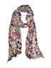Unbranded Floral Purple Scarf One size - photo 1