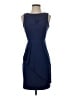BCBGMAXAZRIA Solid Blue Cocktail Dress Size 0 - photo 1