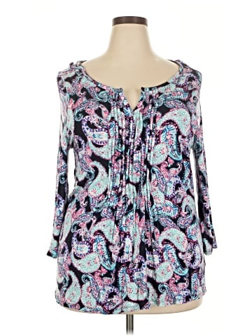 Talbots Outlet 3/4 Sleeve Blouse (view 1)