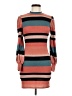 Unbranded Stripes Orange Casual Dress Size M (estimated) - photo 1