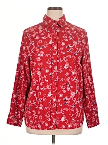 Basic Editions Long Sleeve Blouse (view 1)