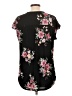 Assorted Brands Floral Black Short Sleeve Blouse Size XL (estimated) - photo 2
