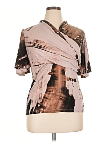 DKNY Short Sleeve Blouse (view 1)