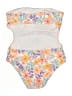 Unbranded Floral Ivory One Piece Swimsuit Size S (estimated) - photo 2