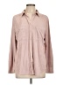 Chico's Pink Tan Long Sleeve Blouse Size Lg (2) - photo 1