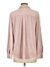Chico's Pink Tan Long Sleeve Blouse Size Lg (2) - photo 2