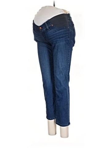 Madewell Maternity Side-Panel Stovepipe Jeans in Dahill Wash (view 1)