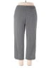 Alfred Dunner Chevron-herringbone Gray Casual Pants Size M - photo 1