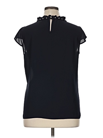 Karl Lagerfeld Paris Short Sleeve Blouse (view 2)