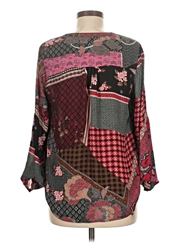 Black Rainn 3/4 Sleeve Blouse (view 2)