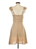 Shein 100% Polyester Solid Tan Casual Dress Size 4 - photo 2