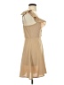 Shein 100% Polyester Solid Tan Casual Dress Size 4 - photo 4