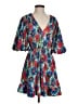 Milly 100% Polyester Paisley Blue Casual Dress Size 4 - photo 1