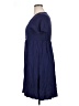 Forever 21 Plus Solid Blue Casual Dress Size 0X - photo 5