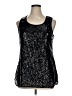Zeagoo Black Sleeveless Blouse Size XL - photo 1