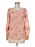 Kohl's Pink Long Sleeve Blouse Size M (estimated) - photo 1