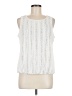 Alfani 100% Polyester White Sleeveless Blouse Size 10 (petite) - photo 1