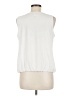 Alfani 100% Polyester White Sleeveless Blouse Size 10 (petite) - photo 2