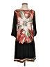 Fenn Wright Manson Graphic Black Cocktail Dress Size 4 - photo 1