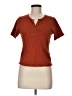 Tecovas Orange Short Sleeve Henley Size M - photo 1