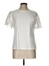 Ann Taylor Ivory Short Sleeve Top Size L - photo 1