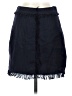 INA 100% Polyester Solid Blue Casual Skirt Size S - photo 1
