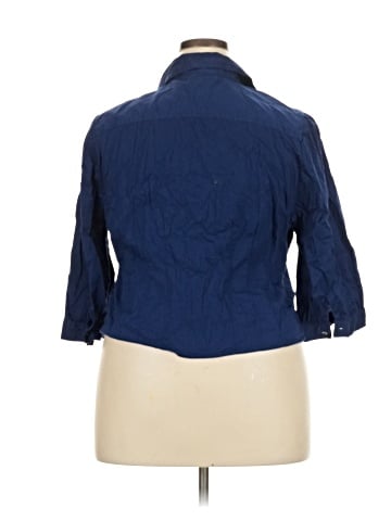 Antilia Femme 3/4 Sleeve Button-Down Shirt (view 2)