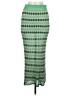 MNG 100% Polyester Green Casual Skirt Size M - photo 1
