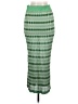 MNG 100% Polyester Green Casual Skirt Size M - photo 2