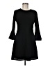 Lulus 100% Polyester Solid Black Casual Dress Size M - photo 1