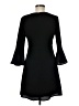 Lulus 100% Polyester Solid Black Casual Dress Size M - photo 2