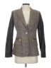 MICHAEL Michael Kors Tweed Brown Gray Blazer Size 4 - photo 1