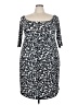Norma Kamali Animal Print Gray Casual Dress Size XL - photo 1