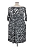 Norma Kamali Animal Print Gray Casual Dress Size XL - photo 2