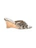 Bandolino Print Gold Ivory Wedges Size 9 - photo 1