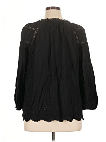 Old Navy 3/4 Sleeve Blouse (view 2)