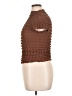 Almost Famous Brown Short Sleeve Top Size L - photo 5