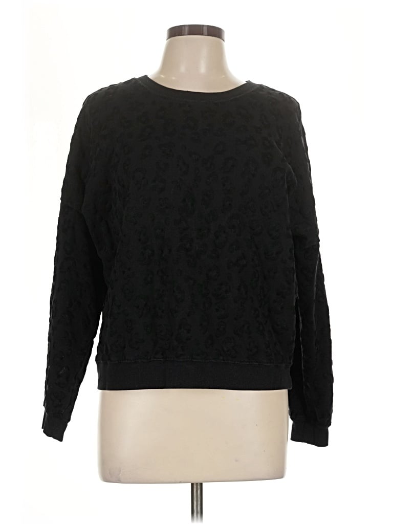 Pre-owned Z Supply Pullover Sweater In Black