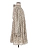 LoveRiche 100% Polyester Animal Print Tan Casual Dress Size M - photo 4