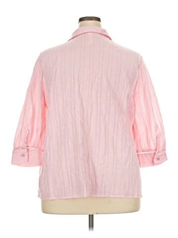 Collection 3/4 Sleeve Button-Down Shirt (view 2)
