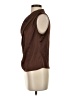 Shein Brown Sleeveless Blouse Size 4 - photo 5