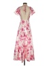 Shein Floral Pink Cocktail Dress Size 2 - photo 2