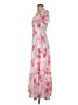 Shein Floral Pink Cocktail Dress Size 2 - photo 5