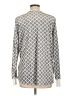 Nautica Gray Long Sleeve Blouse Size L - photo 2