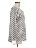 Nautica Gray Long Sleeve Blouse Size L - photo 4